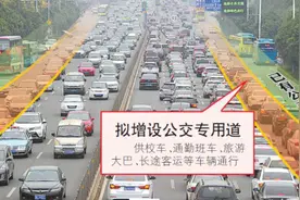 济南经十路设双排公交道 市民担忧：整体将更堵图片