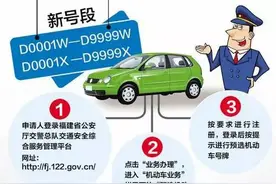 厦门近2万小汽车新号牌16日放出 市民可网上选号~图片