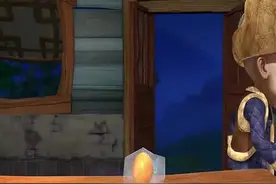 熊出没，光头强抢到千年陈皮，眼看就有钱了，没想被肥波一口吃了