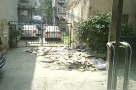 楼下垃圾迟迟不清理 居民：全是味儿啊图片