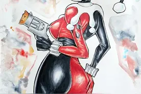 动漫展第三天“小丑女”哈莉·奎茵成Cosplay新宠图片