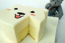 小朋友爱吃的小熊酸奶慕斯，造型超可爱~图片