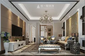 正在施工--铜锣湾155平四房欧式风设计案例图片