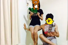 史上最狂的情侣放闪照就是这张，男生们不要轻易模仿奥！图片