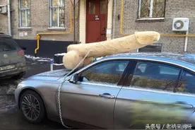 老衲来阅经：乱停车被整的搞笑图片图片