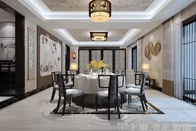 建业森林半岛300平别墅装修样板间图片