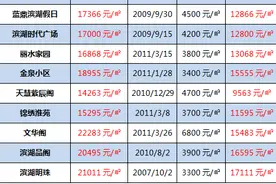 合肥十年|最高涨1.7万/㎡ 滨湖房价从3千迈入2万+图片