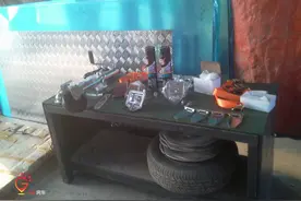 达人DIY钓鱼拖挂小车图片