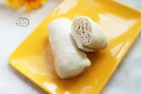 让宝宝惊喜，馒头里面吃出“面条”来——银丝卷图片