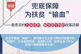 赣州人，农村五保供养和城乡医疗救助政策最全解析就在这张图里！图片