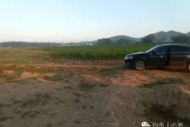 媳妇陪钓，再也不怕手机打窝咯图片
