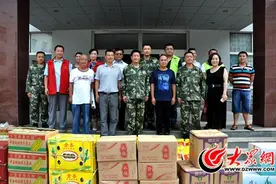菏泽政协委员、爱心企业慰问武警菏泽支队官兵图片