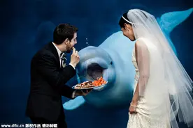 老外结婚就是放得开 史上最搞怪婚纱照画风是这样子的图片