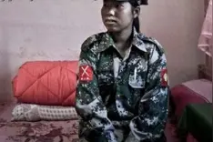 缅北女兵训练照曝光图片