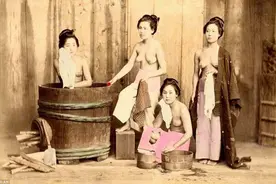 从“花魁”到顶级卖身女，百年前日本艺伎罕见老照片图片