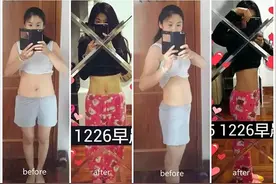 健身8周变辣妈，二宝妈妈找回小蛮腰图片