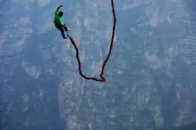 蹦极安全起跳的位置原来是这里.....图片