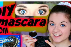 自制《OREO睫毛膏》突然觉得眼睛黏黏的图片