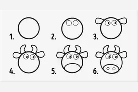 亲子技能 | 在圆上添上几笔就可以画出的10个小动物图片