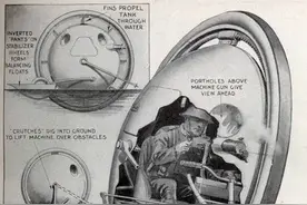 多铆蒸刚时代的独轮装甲自行车图片