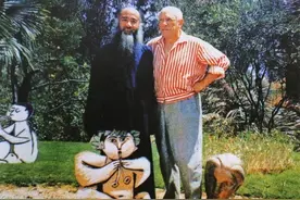 张大千巴黎拜访毕加索图片