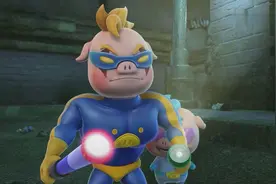 猪猪侠 超人强和怪物合影 真是帅极了