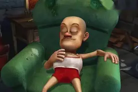 熊出没：什么好东西，光头强宁愿吃独食撑成孕妇，也不给熊吃视频封面