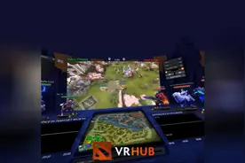 WTF！原来DOTA2的世界用VR进入之后是这样的！