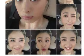 蒋欣晒卖萌照 自称蒋四岁图片