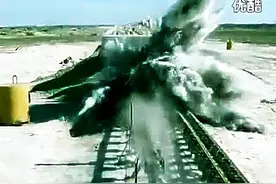 大杀器！美军水泥穿甲弹实战效果测试！瞬间穿透钢筋水泥墙！震撼图片