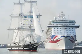 英国最大豪华游轮与海事青年团新旗舰一同启航图片