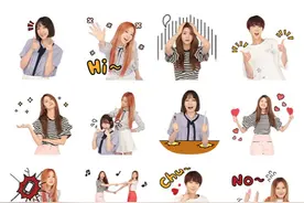 EXID推Kakaotalk贴图 表情丰富生动图片