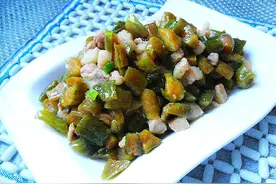 肉丁炒酱瓜图片