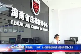 海南首批“12348”公共法律服务热线平台咨询律师正式上岗视频封面