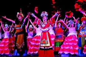 大型彝族音乐舞蹈诗《索玛花开》校地校团合作创新力作图片