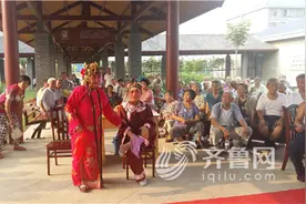 滨州博兴炎炎盛夏老来乐 原汁原味看大戏图片