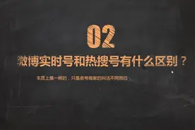 微博营销02：微博实时号和热搜号有什么区别视频封面
