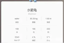 pokemon go水箭龟技能怎么搭配?水箭龟搭配什么技能好?图片