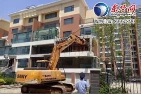 东方明珠70平方米违建被拆除图片