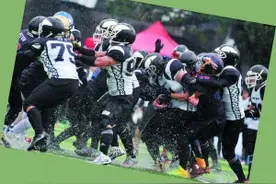 首届“粤港碗”美式橄榄球赛落幕图片