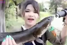 现在女钓手越来越多，看这个美女的钓鱼技术就不错图片