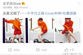 王子文把长头发剪短 我们的曲筱绡终于回来了！图片