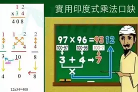超神奇！印度开挂版的乘法口诀！比中国的强太多了图片