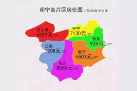 南宁房价7791元/㎡，5个区域上涨，揭秘最新房价地图图片