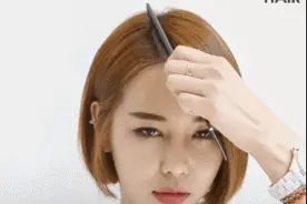 s型刘海卷发图片