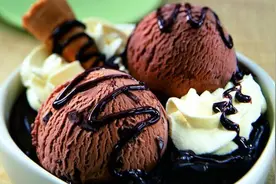 世界吃货之巧克力冰淇淋图片