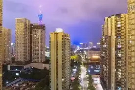 我家阳台拍的延时摄影图片