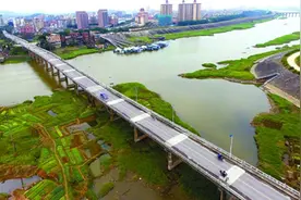 三洲旧桥修复通车图片