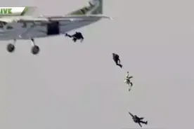 这个男人从7600米高空跳下来，结果······图片