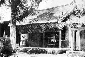 1920年的日本人和1983年的美国人，他们记录下的嵩山少林图片